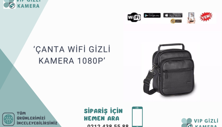 Canta Wifi Gizli Kamera 1080P